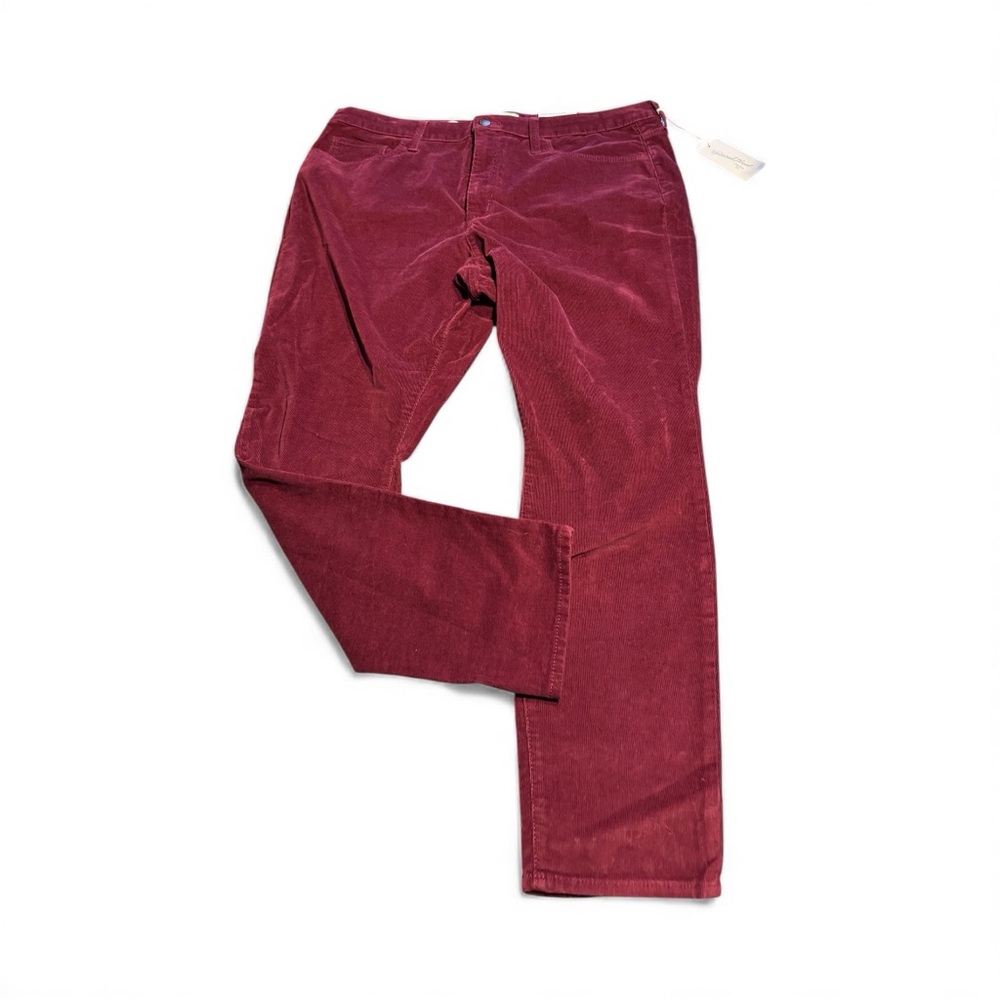 Universal threads high rise skinny burgundy corduroy pants, nwt tag size 18